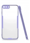 BFS  iPhone 7 Plus Kılıf Platin Silikon - Lila