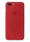BFS  iPhone 7 Plus Kılıf PP Ultra İnce Kapak - Kırmızı