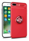 BFS  iPhone 7 Plus Kılıf Range Yüzüklü Silikon - Kırmızı