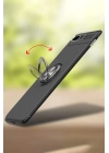 BFS  iPhone 7 Plus Kılıf Range Yüzüklü Silikon - Kırmızı