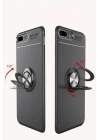 BFS  iPhone 7 Plus Kılıf Range Yüzüklü Silikon - Kırmızı