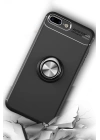 BFS  iPhone 7 Plus Kılıf Range Yüzüklü Silikon - Siyah-Gold