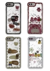 BFS  iPhone 7 Plus Kılıf Sweet Desenli Silikon Kapak - Şeffaf