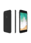 BFS  iPhone 8 Plus Kılıf Deluxe 2mm Şeffaf Silikon