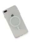 BFS  iPhone 8 Plus Kılıf Magneticsafe Şeffaf Silikon - Şeffaf