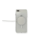 BFS  iPhone 8 Plus Kılıf Magneticsafe Şeffaf Silikon - Şeffaf
