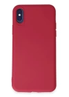 BFS  iPhone X Kılıf First Silikon - Fuşya