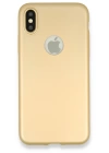 BFS  iPhone X Kılıf First Silikon - Gold