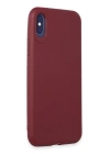 BFS  iPhone X Kılıf First Silikon - Kiremit