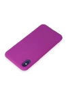 BFS  iPhone X Kılıf First Silikon - Mor