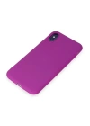 BFS  iPhone X Kılıf First Silikon - Mor