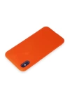 BFS  iPhone X Kılıf First Silikon - Parlak Turuncu