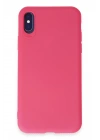BFS  iPhone X Kılıf First Silikon - Pembe