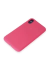 BFS  iPhone X Kılıf First Silikon - Pembe