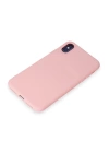 BFS  iPhone X Kılıf First Silikon - Pudra