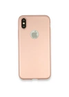 BFS  iPhone X Kılıf First Silikon - Rose Gold