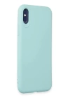BFS  iPhone X Kılıf First Silikon - Turkuaz