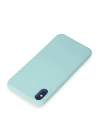 BFS  iPhone X Kılıf First Silikon - Turkuaz