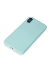 BFS  iPhone X Kılıf First Silikon - Turkuaz