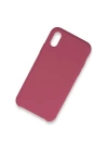 BFS  iPhone X Kılıf Lansman Legant Silikon - Fuşya