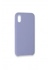 BFS  iPhone X Kılıf Lansman Legant Silikon - Lila