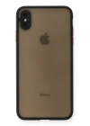 BFS  iPhone X Kılıf Montreal Silikon Kapak - Siyah