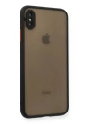 BFS  iPhone X Kılıf Montreal Silikon Kapak - Siyah