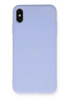 BFS  iPhone X Kılıf Nano içi Kadife Silikon - Lila