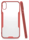 BFS  iPhone X Kılıf Platin Silikon - Pembe
