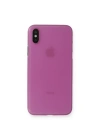 BFS  iPhone X Kılıf PP Ultra İnce Kapak - Pembe