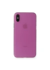 BFS  iPhone X Kılıf PP Ultra İnce Kapak - Pembe