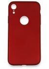 BFS  iPhone XR Kılıf First Silikon - Bordo