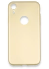 BFS  iPhone XR Kılıf First Silikon - Gold