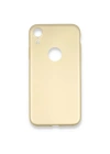 BFS  iPhone XR Kılıf First Silikon - Gold
