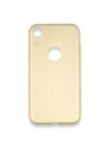 BFS  iPhone XR Kılıf First Silikon - Gold