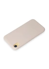BFS  iPhone XR Kılıf First Silikon - Krem