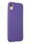 BFS  iPhone XR Kılıf First Silikon - Mor
