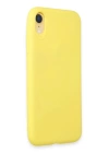 BFS  iPhone XR Kılıf First Silikon - Sarı