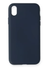 BFS  iPhone XR Kılıf Nano içi Kadife Silikon - Lacivert