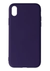 BFS  iPhone XR Kılıf Nano içi Kadife Silikon - Mor