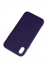 BFS  iPhone XR Kılıf Nano içi Kadife Silikon - Mor