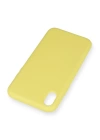 BFS  iPhone XR Kılıf Nano içi Kadife Silikon - Sarı