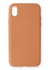 BFS  iPhone XR Kılıf Nano içi Kadife Silikon - Turuncu