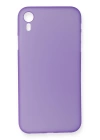 BFS  iPhone XR Kılıf PP Ultra İnce Kapak - Mor