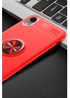 BFS  iPhone XR Kılıf Range Yüzüklü Silikon - Kırmızı