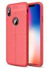 BFS  iPhone XS Max Kılıf Auto Focus Kapak - Kırmızı