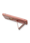 BFS  iPhone XS Max Kılıf Coco Deri Standlı Kapak - Pembe