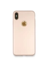 BFS  iPhone XS Max Kılıf First Silikon - Rose Gold