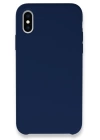 BFS  iPhone XS Max Kılıf Lansman Legant Silikon - Lacivert