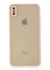 BFS  iPhone XS Max Kılıf Montreal Silikon Kapak - Pembe